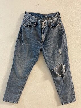 Old Navy Mid-Rise Boyfriend Straight Ripped Jeans (6)